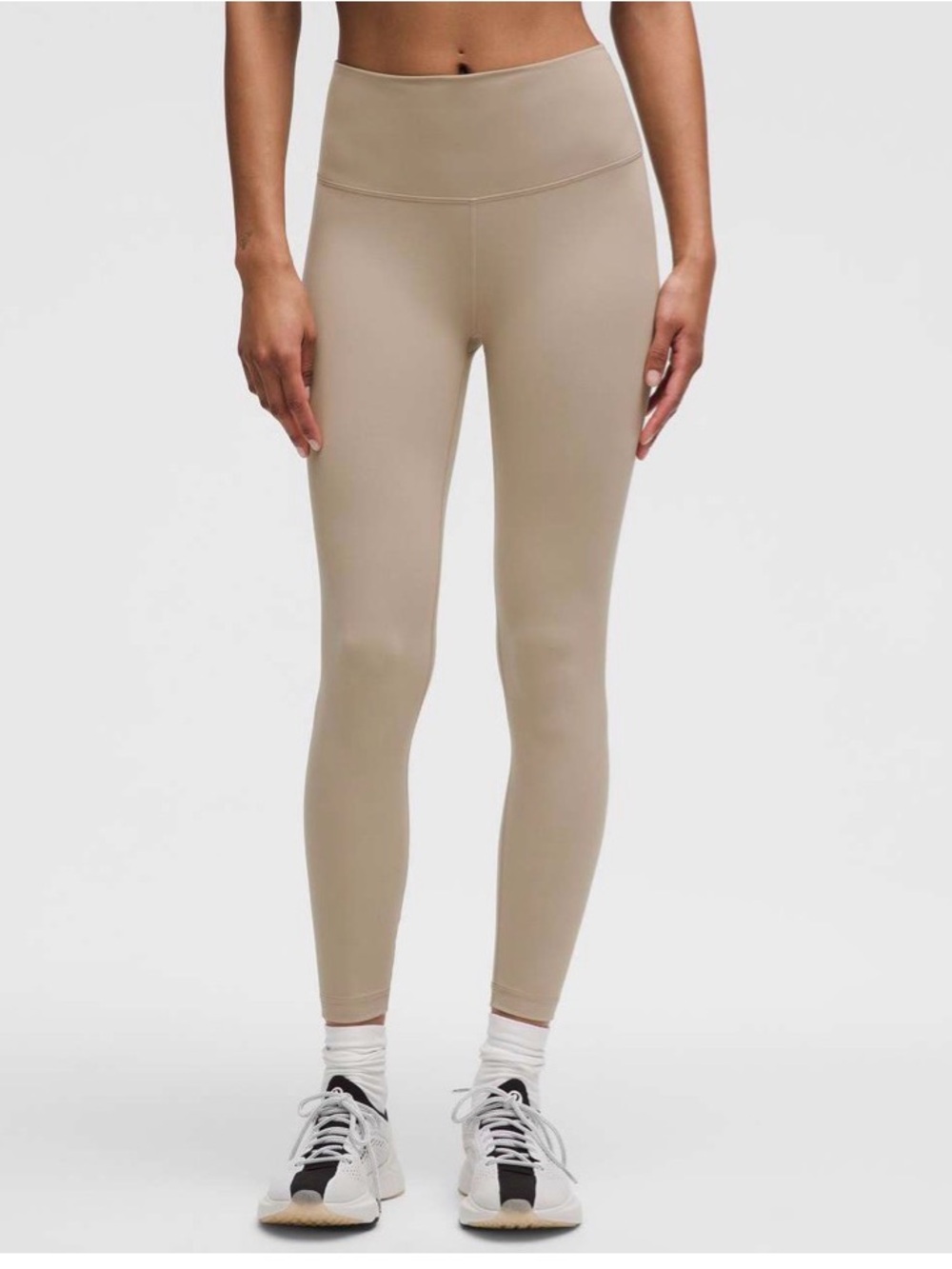 NWT Lululemon Wunder Train High-Rise Tight 25" Size 4 Sheer Oak Tan Pilates Yoga